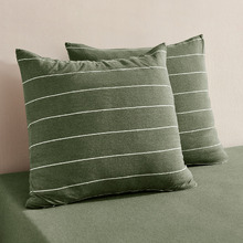 Ceres Reversible Cotton Jersey European Pillowcases (Set of 2)